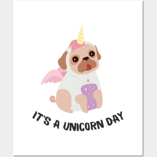 It's a unicorn day Posters and Art